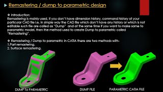 Remastering / Dump to parametric design | Plastic product design & Adv CATIA