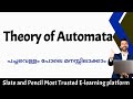 Theory of Automata | Theory of Computation|Malayalam Tutorial