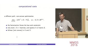 New Results in Non-Convex Optimization for Large Scale Machine Learning, Constantine Caramains