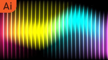 How to make Spectrum waves effect | Illustrator Tutorial