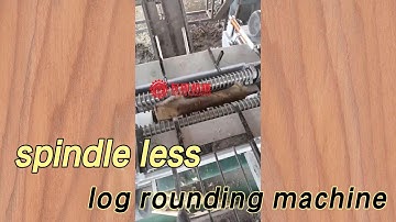 spindle less heavy duty log rounding machine