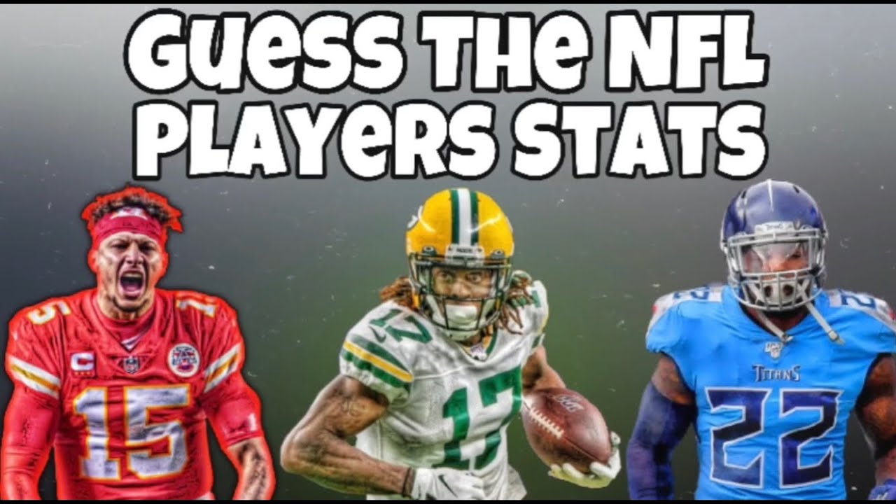 GUESS THE NFL PLAYER’S STATS! - YouTube