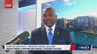 Hampton University president on enrollment surges