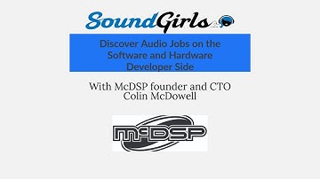 Audio Jobs with McDSP - Colin McDowell