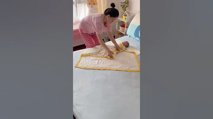 baby swaddle-this receiving blanket feels so soft - DayDayNews