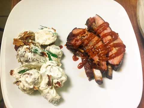 Smoked Potato Salad & BBQ Sauce Recipe