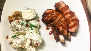 Smoked Potato Salad  & BBQ Sauce Recipe