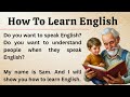 How To Learn English Graded Reader Improve Your English Listen And Speak