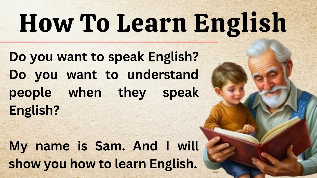 How to Learn English | Graded Reader | Improve Your English | Listen and Speak 