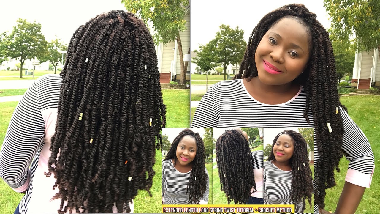 Extra Long Spring Twists Tutorial Crochet Method
