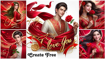 Create 3D AI Valentine Day Special Image 2024 II Bing images creator with Prompt complete Tutorial