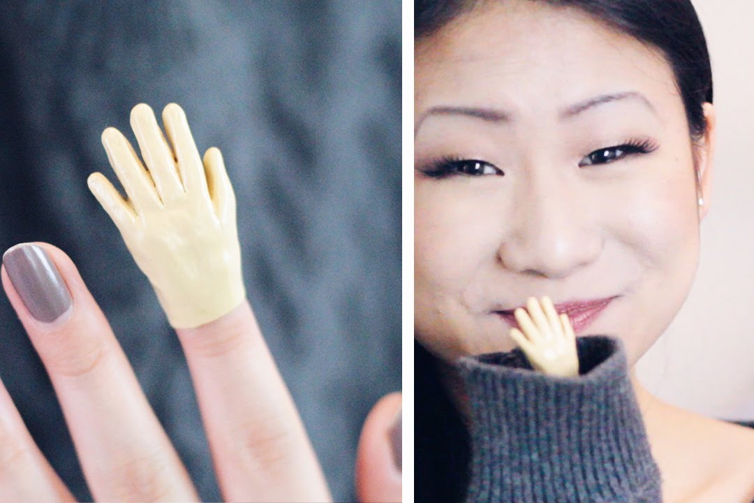 small hand finger puppet