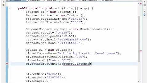 Java Bangla Tutorial-3: Association in java .Beginners to advance level.