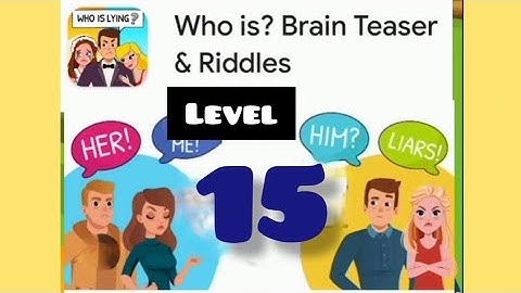 #Who Is ? Brain Teaser & Riddles Level 15 Gameplay#Who is a werewolf