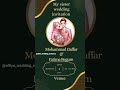 Wedding invitation card.... ❤Dm to order now... 🙌Comment your date..@alfiya_wedding_stationery ....👈