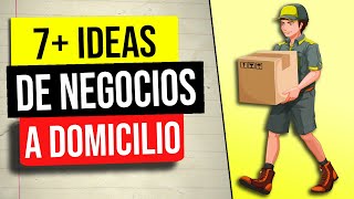 7 Ideas de Negocios A DOMICILIO Rentables para Emprender Hoy