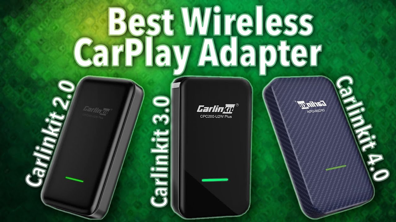 U2W Plus) Carlinkit 3.0/ 4.0 Wireless Apple CarPlay/ Android Auto