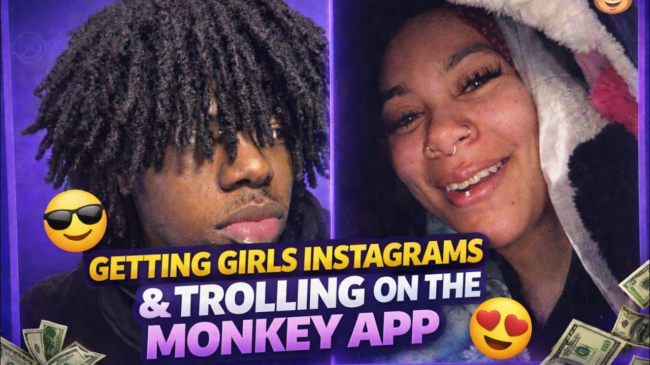 Getting Girls Instagrams & Trolling On The Monkey App!!