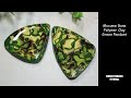 Mokume Gane Green Polymer Clay Pendant - Jewelry Making Tutorial