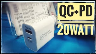 QC PD USB зарядное устройство от mobylos 20watt