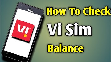 Vi Ki Sim Me Net Balance Kaise Check Kare | How To See Vi Net Balance