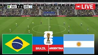 🔴LIVE- Brazil vs Argentina l World Cup 2026 l Full Match eFootball PES21 Game Video Simulation