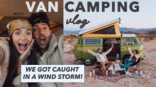 Surviving Van camping | Joshua Tree Vlog