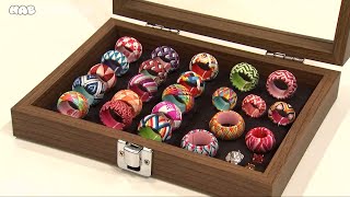 金沢市が発祥 小さな工芸「加賀ゆびぬき」の展示会 - YouTube