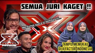 SATU STUDIO TERPESONA 😍 Mendengar suara si kembar lantunkan Al Hijrotu di X Factor Indonesia