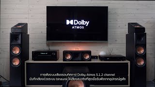 [Preview] ONKYO TX-NR6100   Klipsch Loudspeakers system 5.1.2 channel Dolby Atmos Sound Demo - 4K