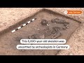 6,800-year-old skeleton discovered in Germany | REUTERS