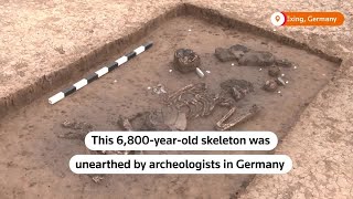 6,800-Year-Old Skeleton Discovered In Germany | Reuters