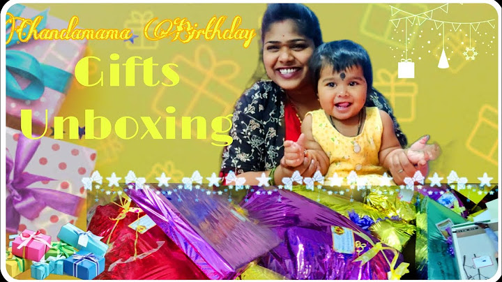 Chandamama birthday gifts Unboxing// Gifts Unboxing 🎁🎁//