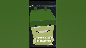 Slugterra Grenuke Slug in Blockbench #slugterra #blockbench #shorts