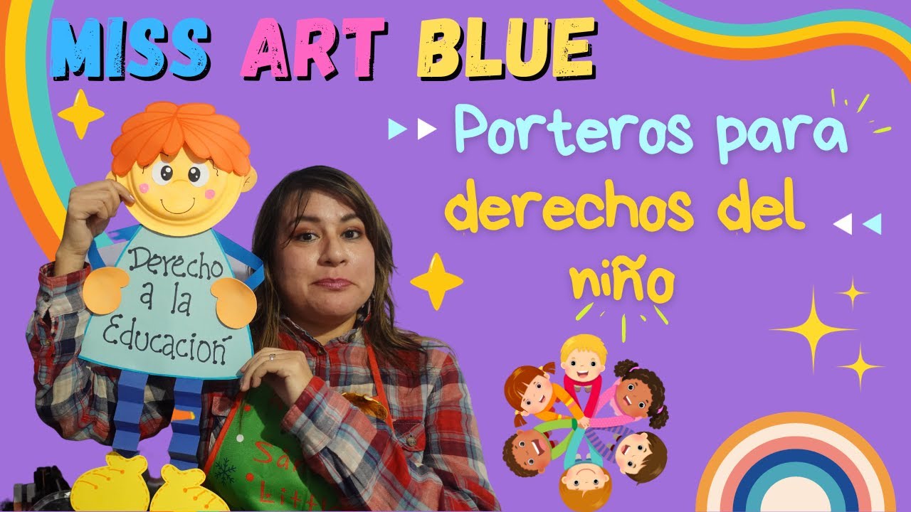 COMO hacer un RECUERDO para el día DERECHOS del niño