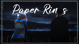 Enid and Wednesday | Paper Rings