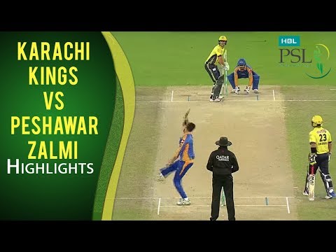 PSL 2017 Playoff 3: Karachi Kings vs. Peshawar Zalmi Highlights VIDEO