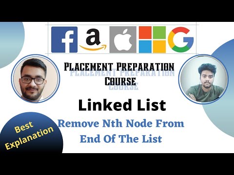 Remove Nth Node From End of List || Linked List 9 || Placement Preparation Series || LeetCode 19 ||