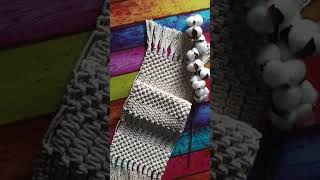 Macrame Table Runner 🤍🧶 #diy #boho #macrame #handmade #homedecor