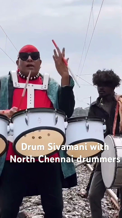 Drums Shivamani with north Chennai￼ Drummers❤️￼