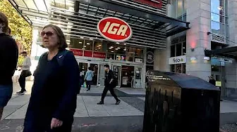 VANCOUVER BC CANADA - Downtown Walk  (Yaletown Skytrain Station - VIFF to International Village