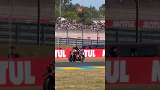 Marco Bezzecchi Practice Start at Le Mans