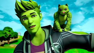 KIT BECOMES MINI BEAST BOY FROM TEEN TITANS.... ( Fortnite )