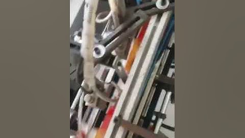 GK-CA popcorn box folding gluing machine with spraying system