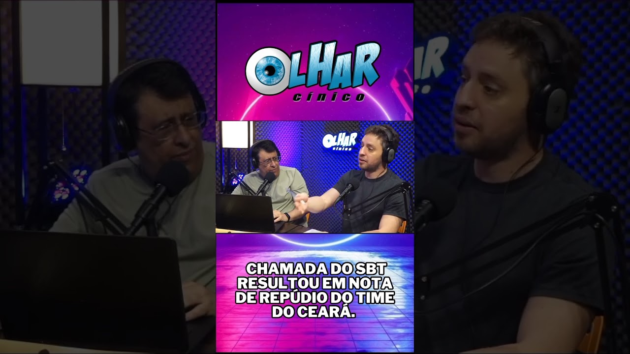 Chamada do SBT resultou em nota de repúdio do time do Ceará.