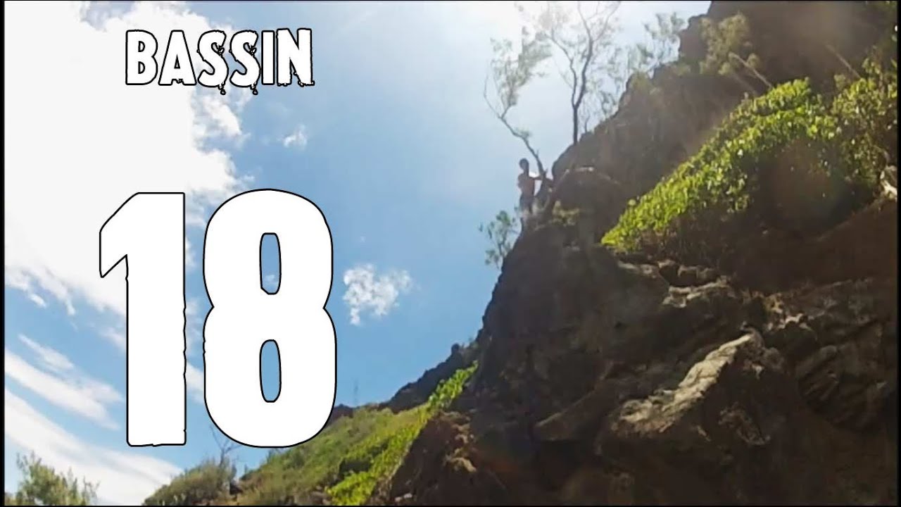 Escalade Bassin 18 ile de la Réunion (974) YouTube