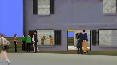 Silicon Graphics. OCTANE Demo: DI-Guy by Boston Dynamics(Civilians)