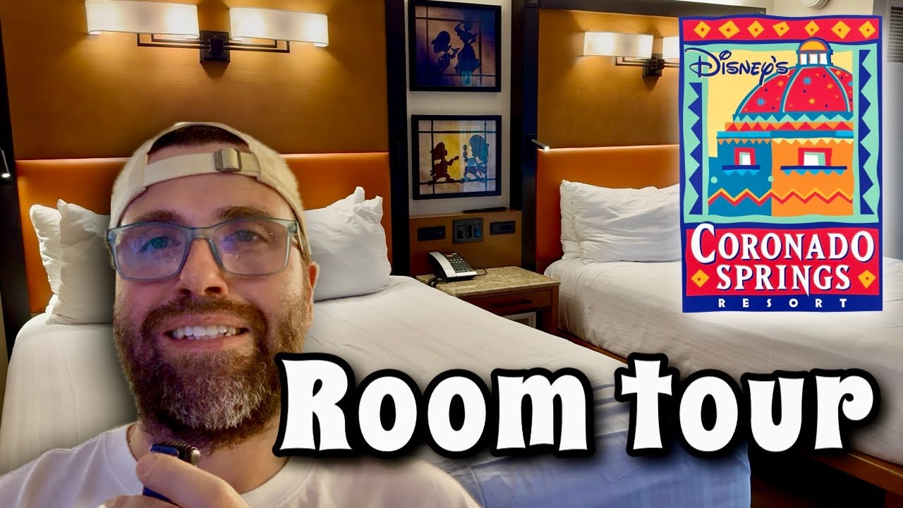 ROOM TOUR 2025 | Disney's Coronado Springs Resort | Village - Standard View Room | Walt Disney World