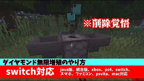 マイクラ統合版 最新バージョンも対応 ダイヤを無限に増殖できる裏技を紹介します ダイヤ無限増殖 1 17 統合版 1 18 Mp3