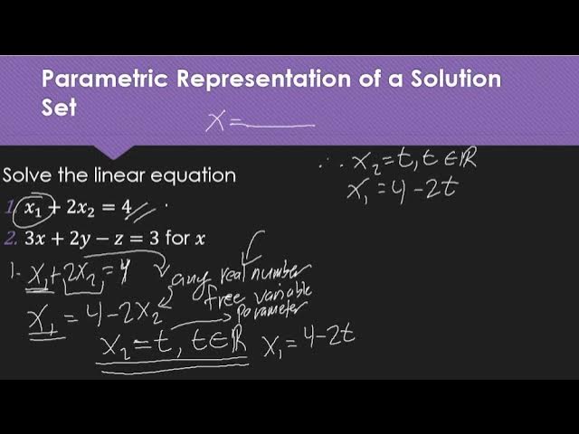 Solution Set Example